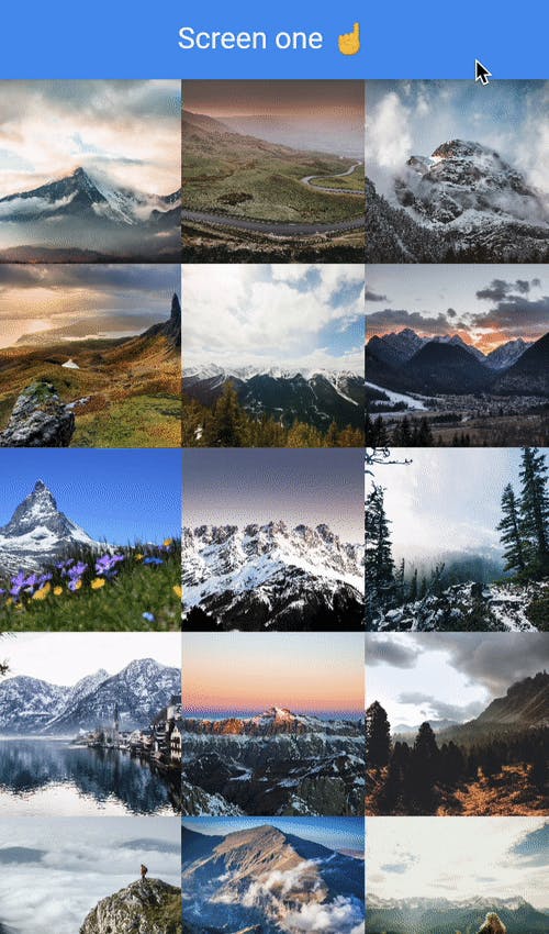 Building a photo grid view in Flutter