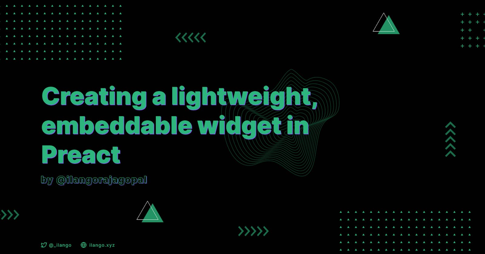 Creating a lightweight, embeddable widget in Preact