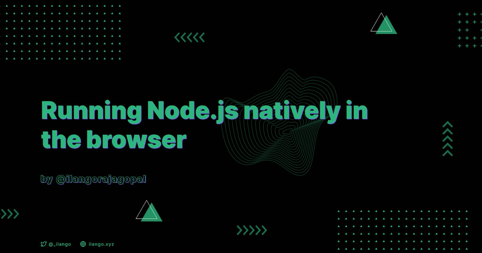 Running Node.js natively in the browser