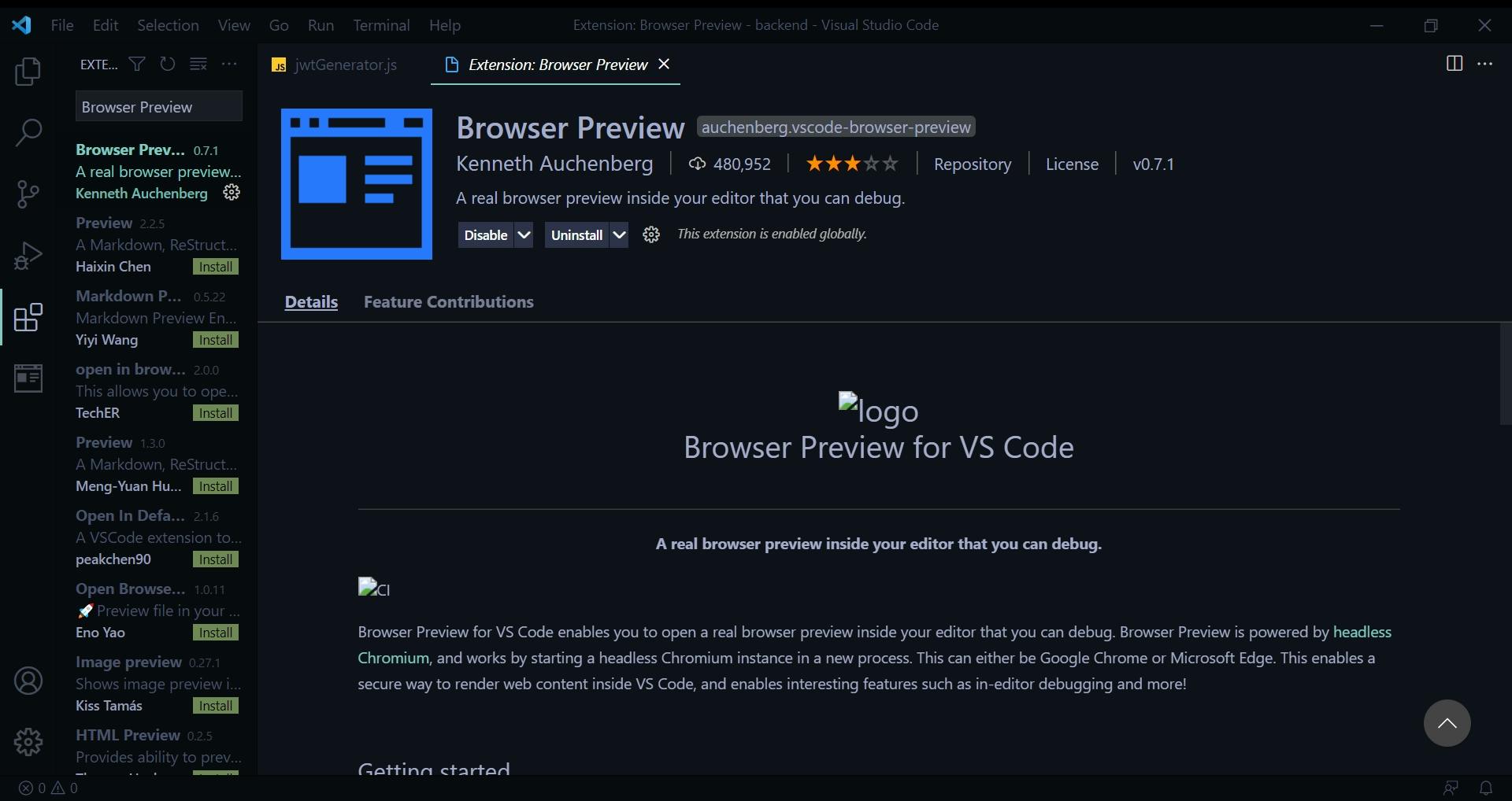 how-to-add-visual-studio-code-browser-preview-extension-quick