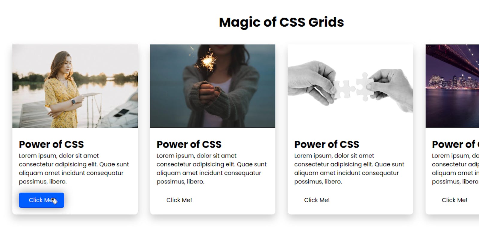 Let's do some magic with CSS grids.