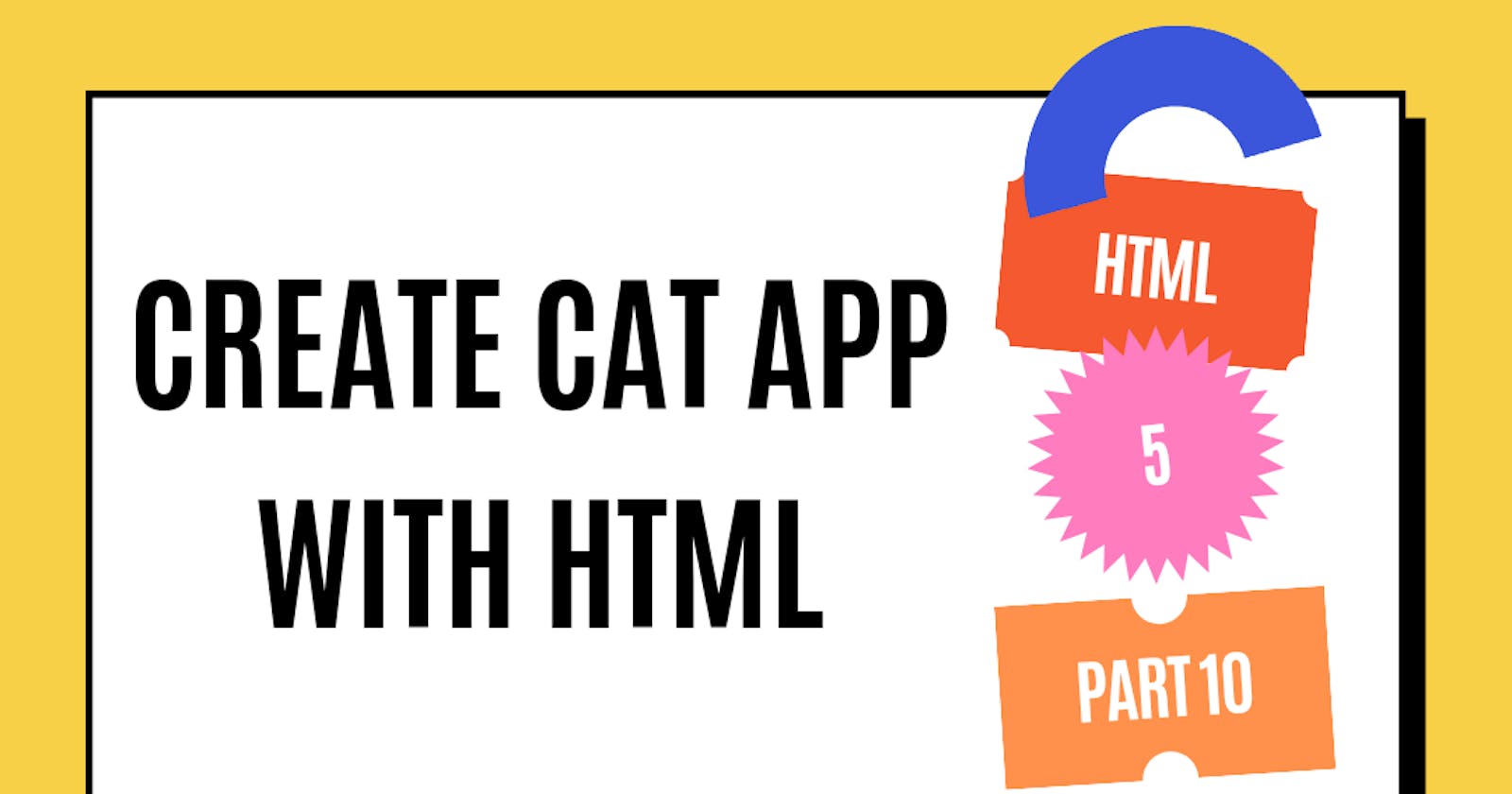 Create A Cat App Using Html