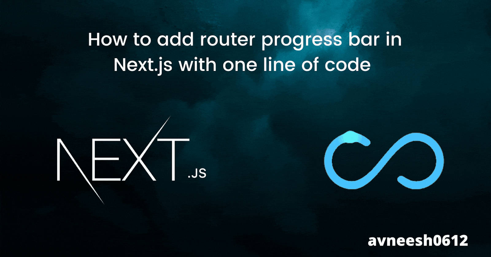How to add router progress bar in Next.js with one line of code 🤯