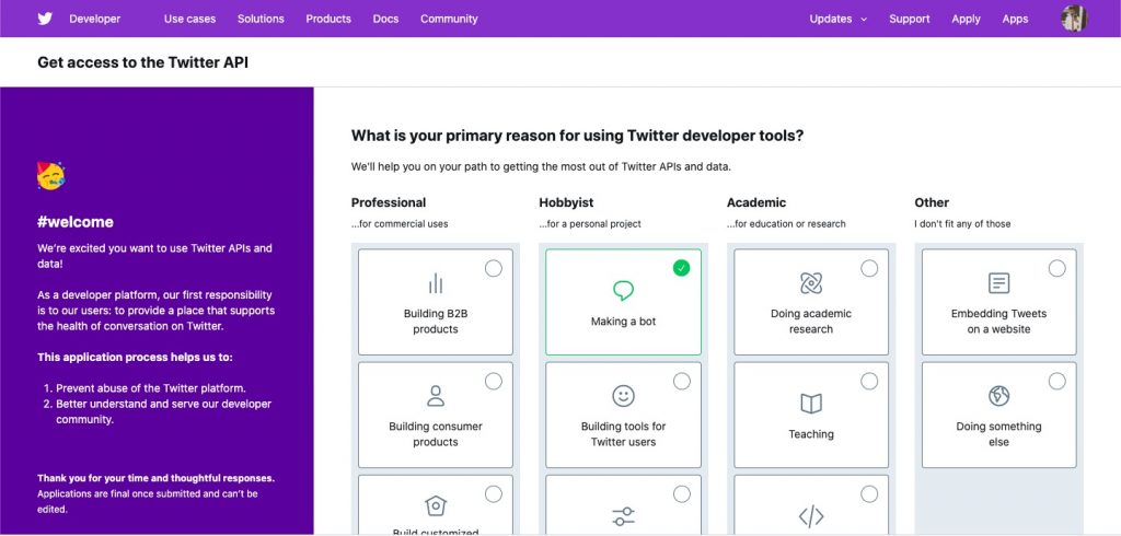 How to use Twitter API in Python