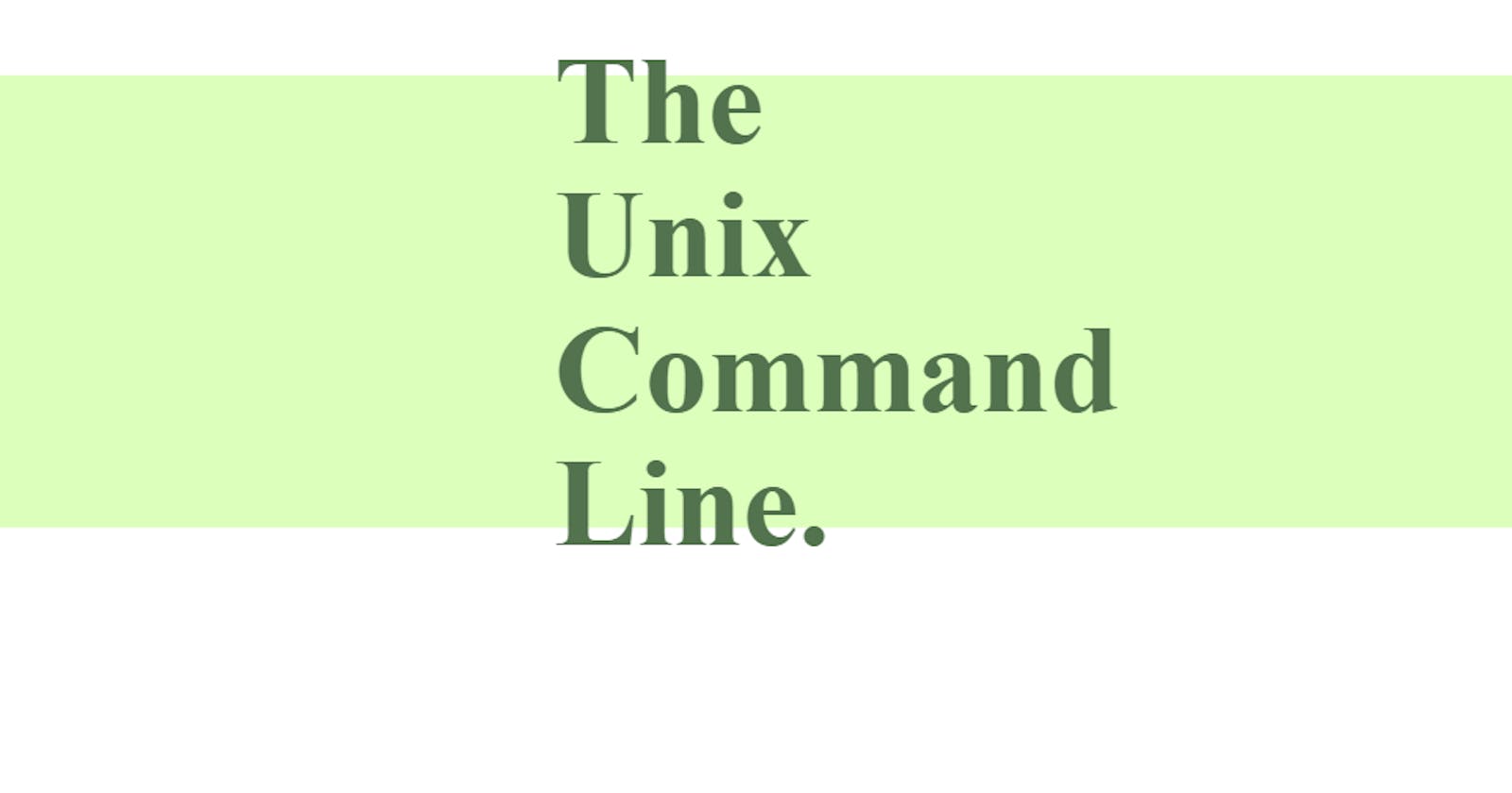 Learn 14 Basic Unix Commands.