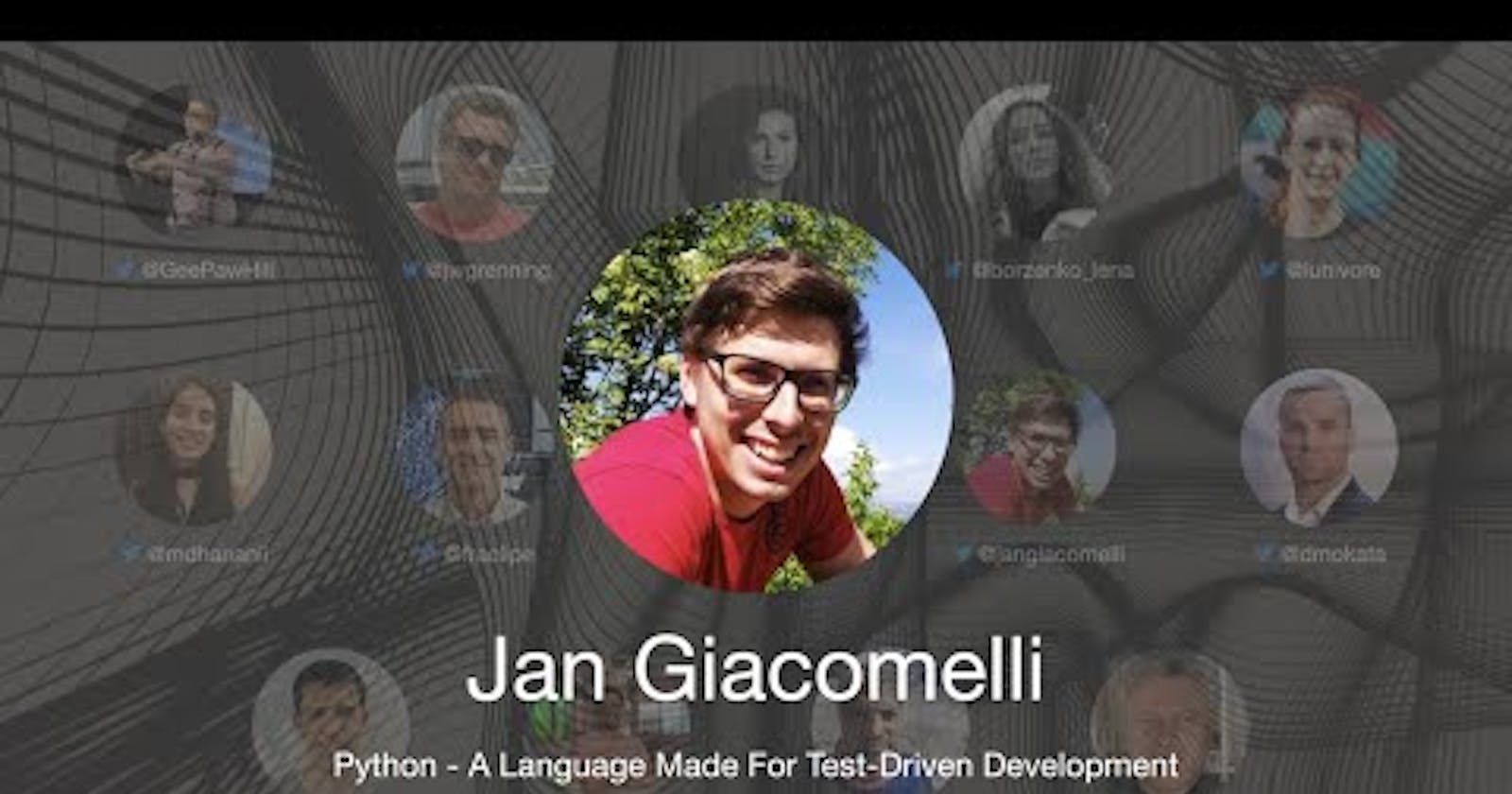 TDD Conference 2021 - Python - A Language Made For Test-Driven Development - Jan Giacomelli
