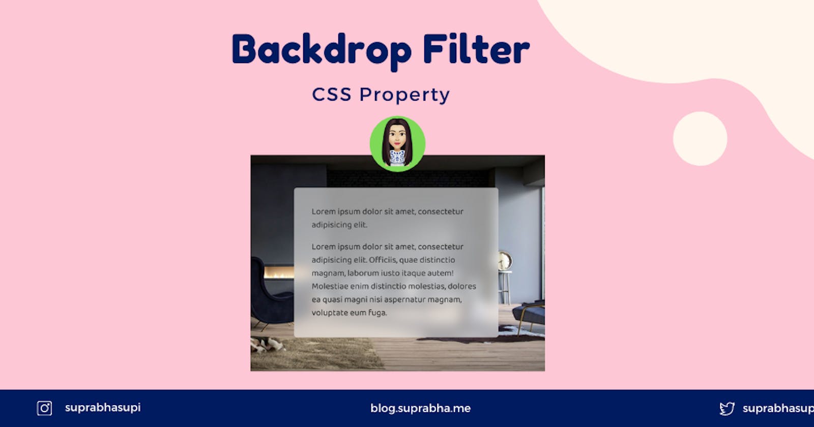 CSS backdrop-filter
