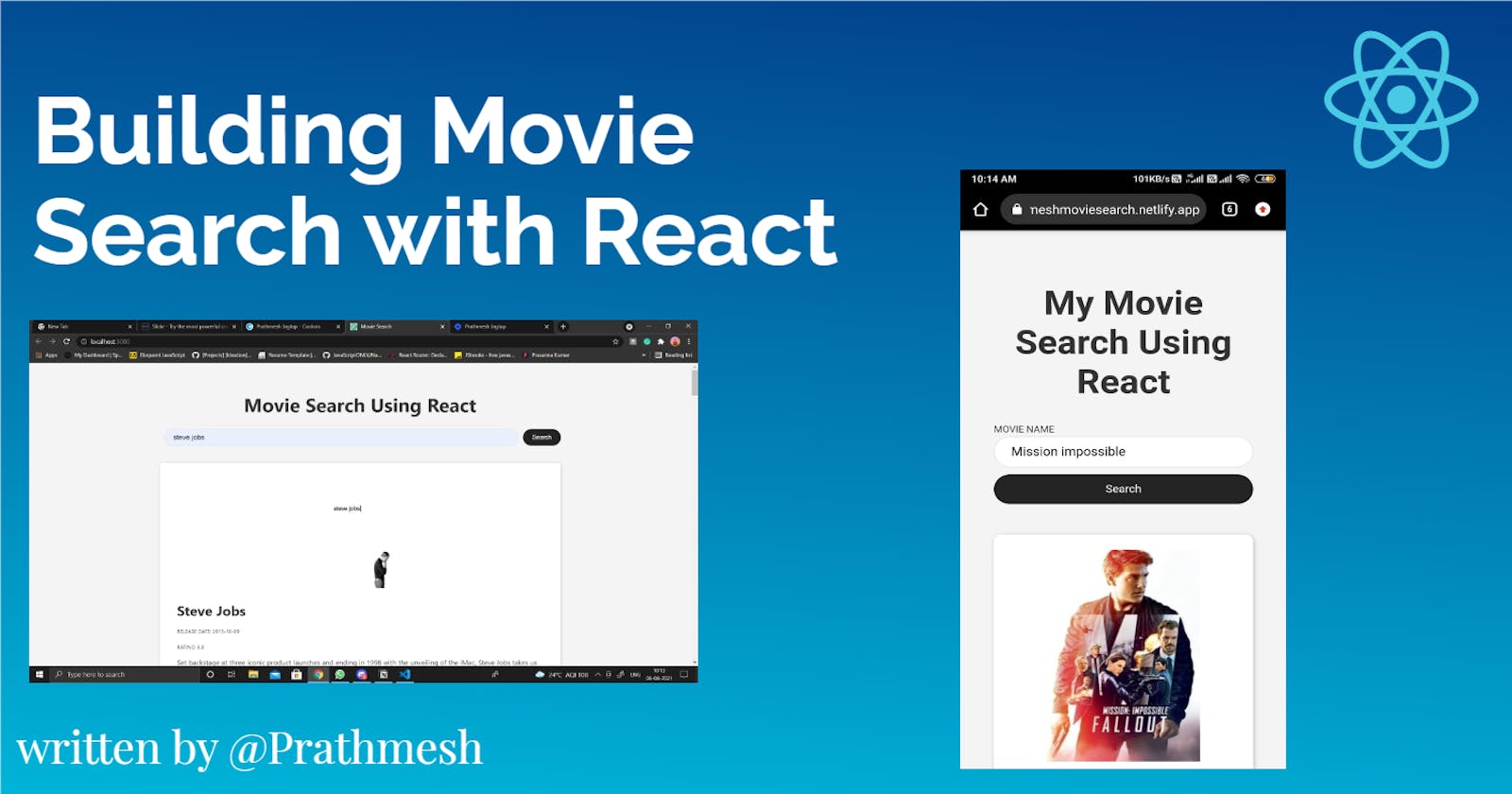 Build a movie search app in React