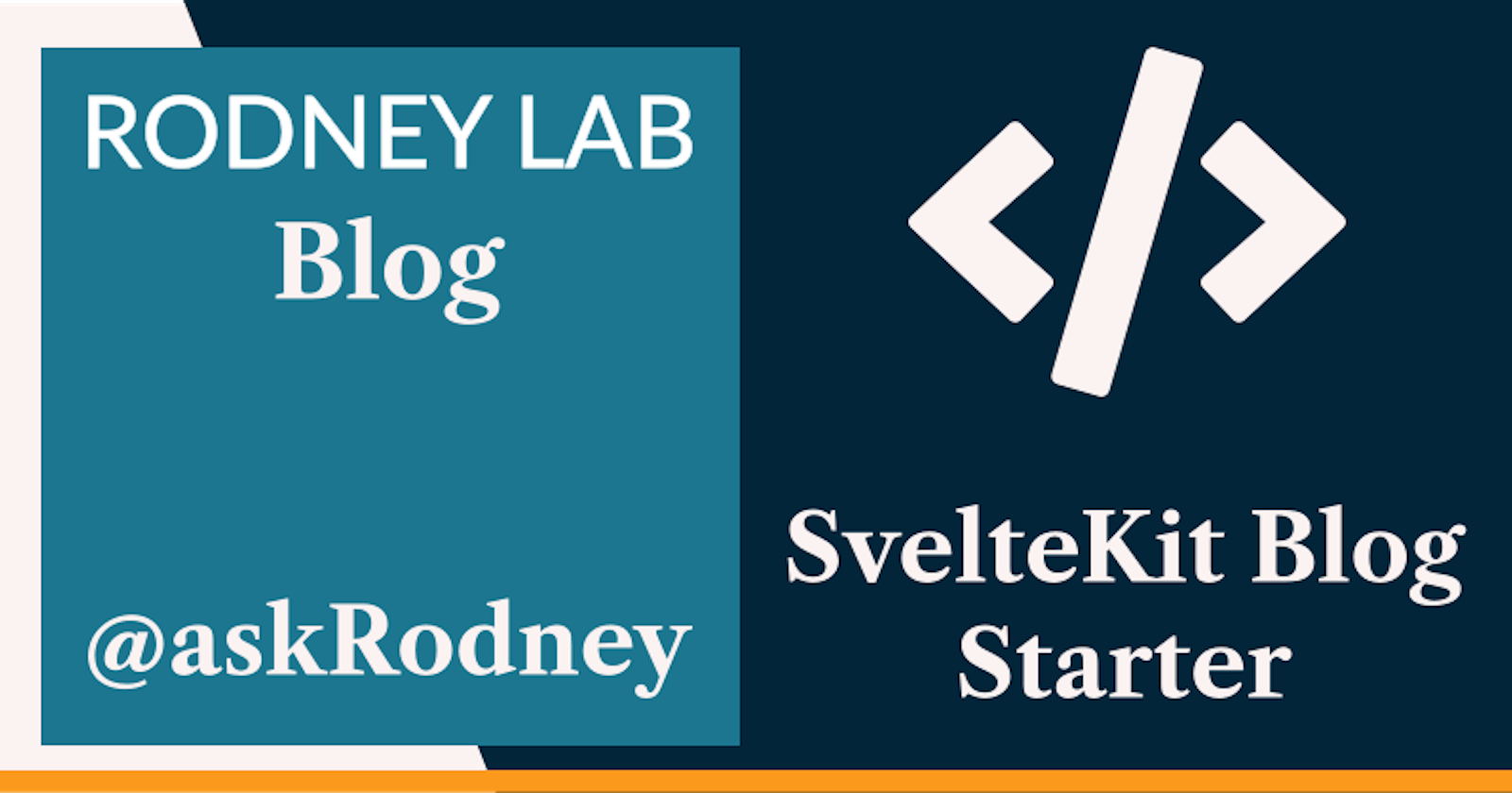 SvelteKit Blog Starter