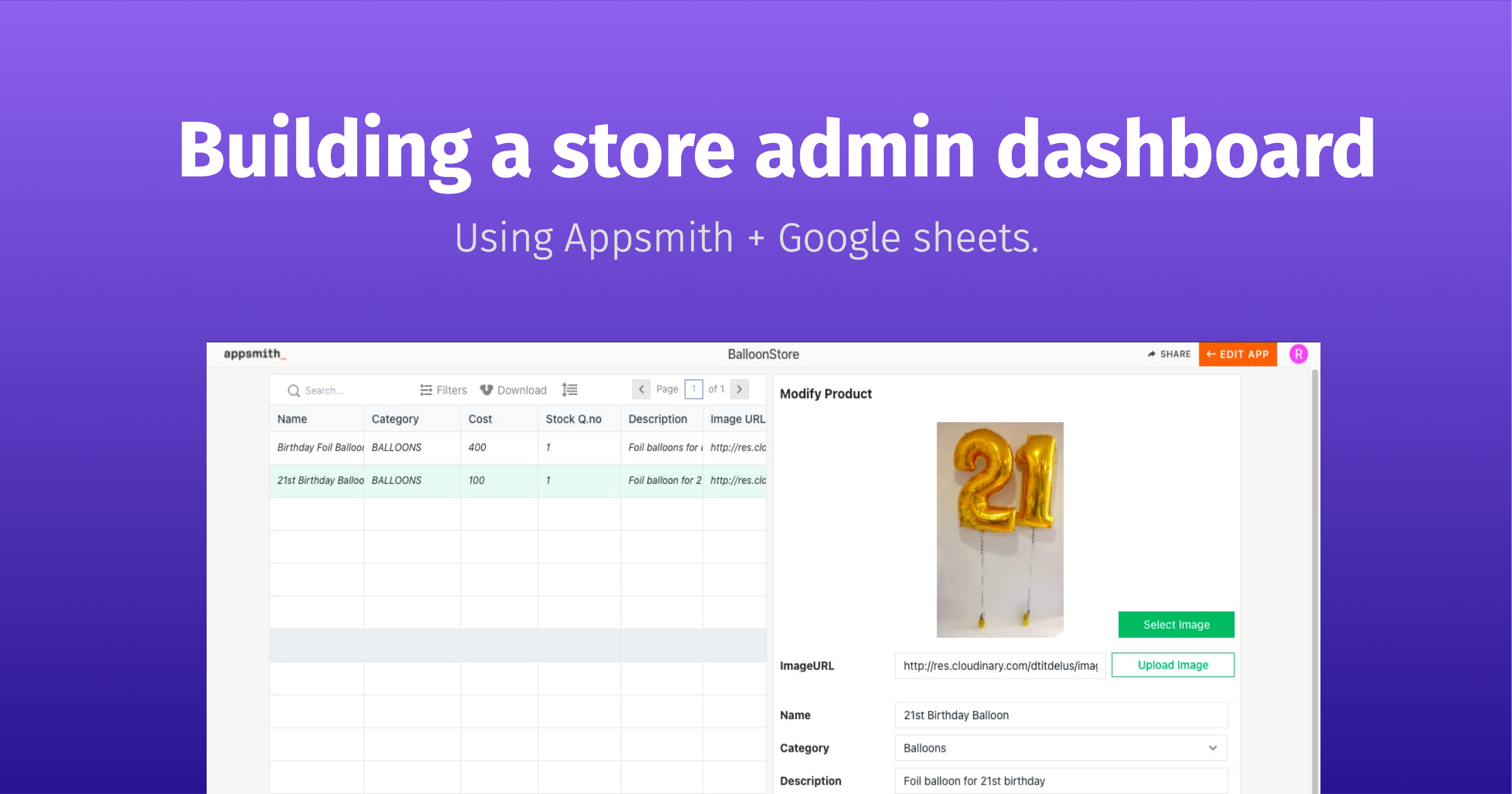 Building an admin panel using a low-code tool - Appsmith