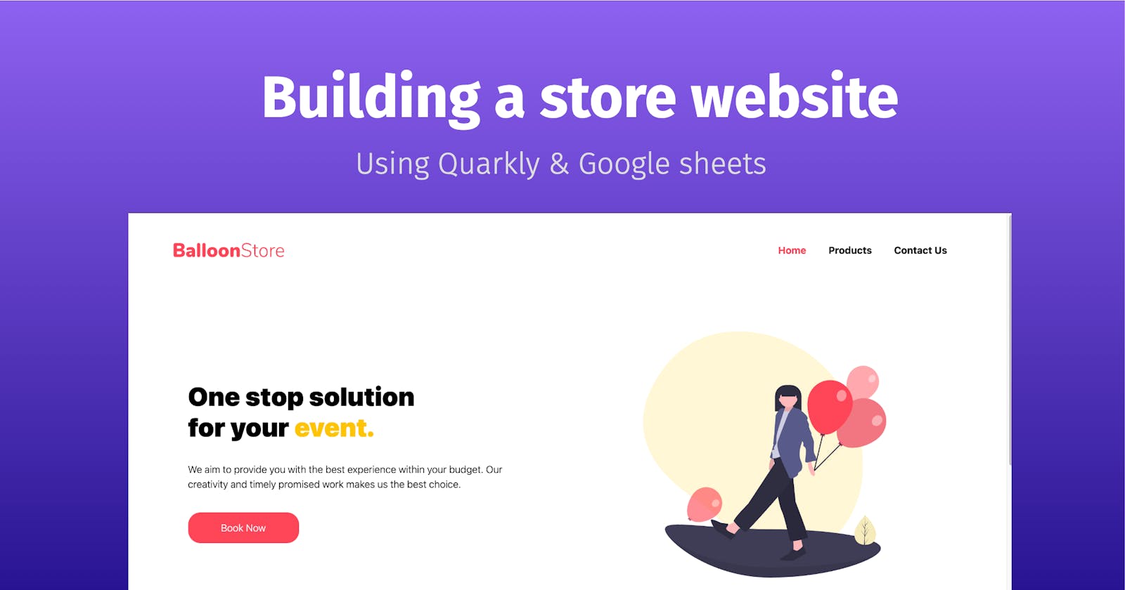 Building a store website