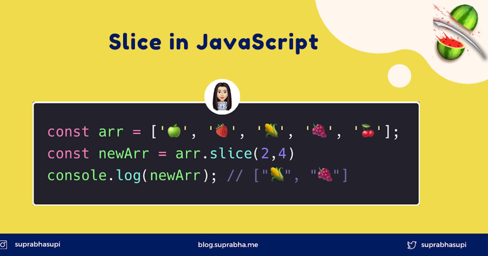 Slice in JavaScript