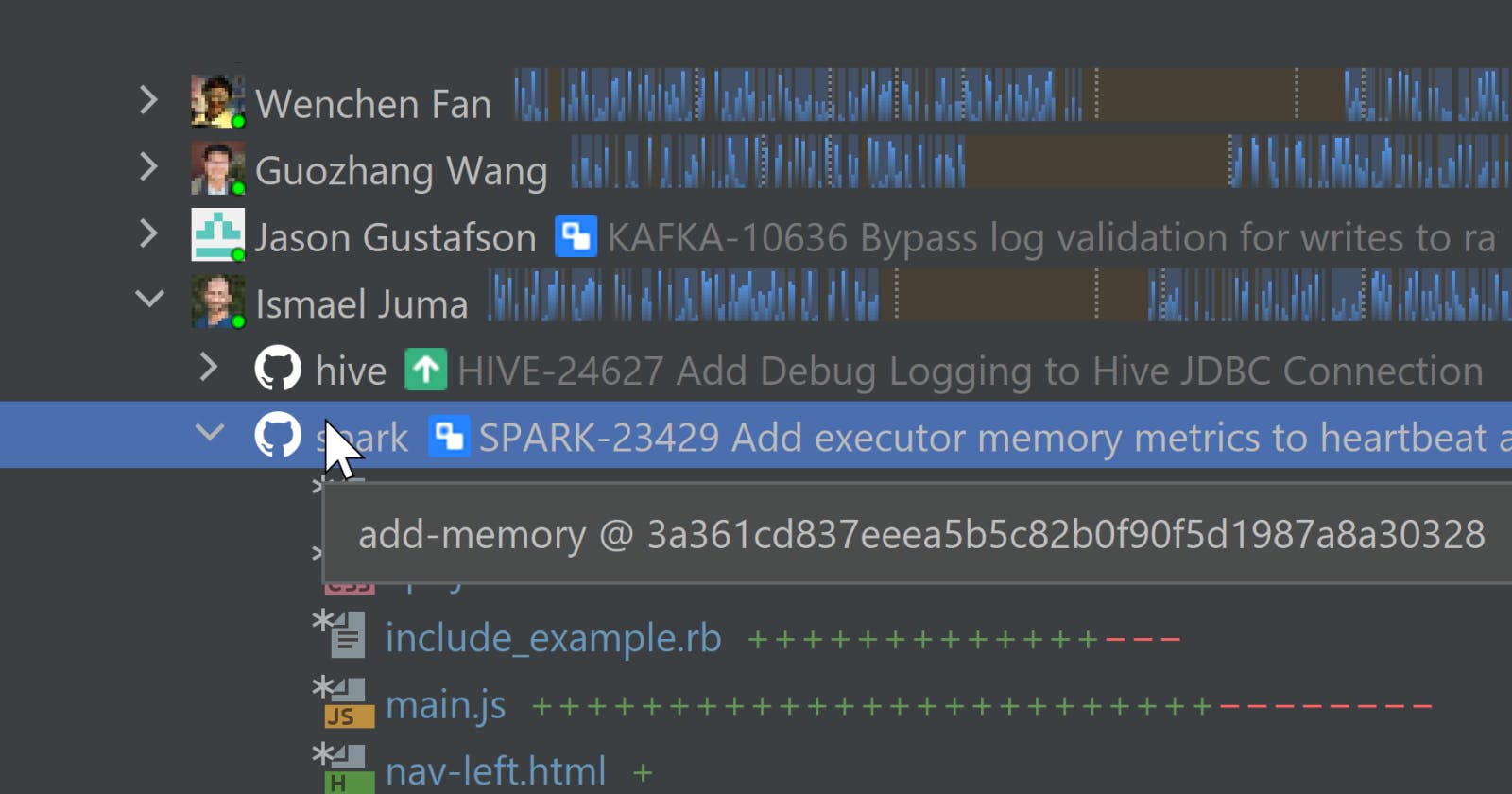 How to See Which Branch Your Teammate is on in Webstorm
