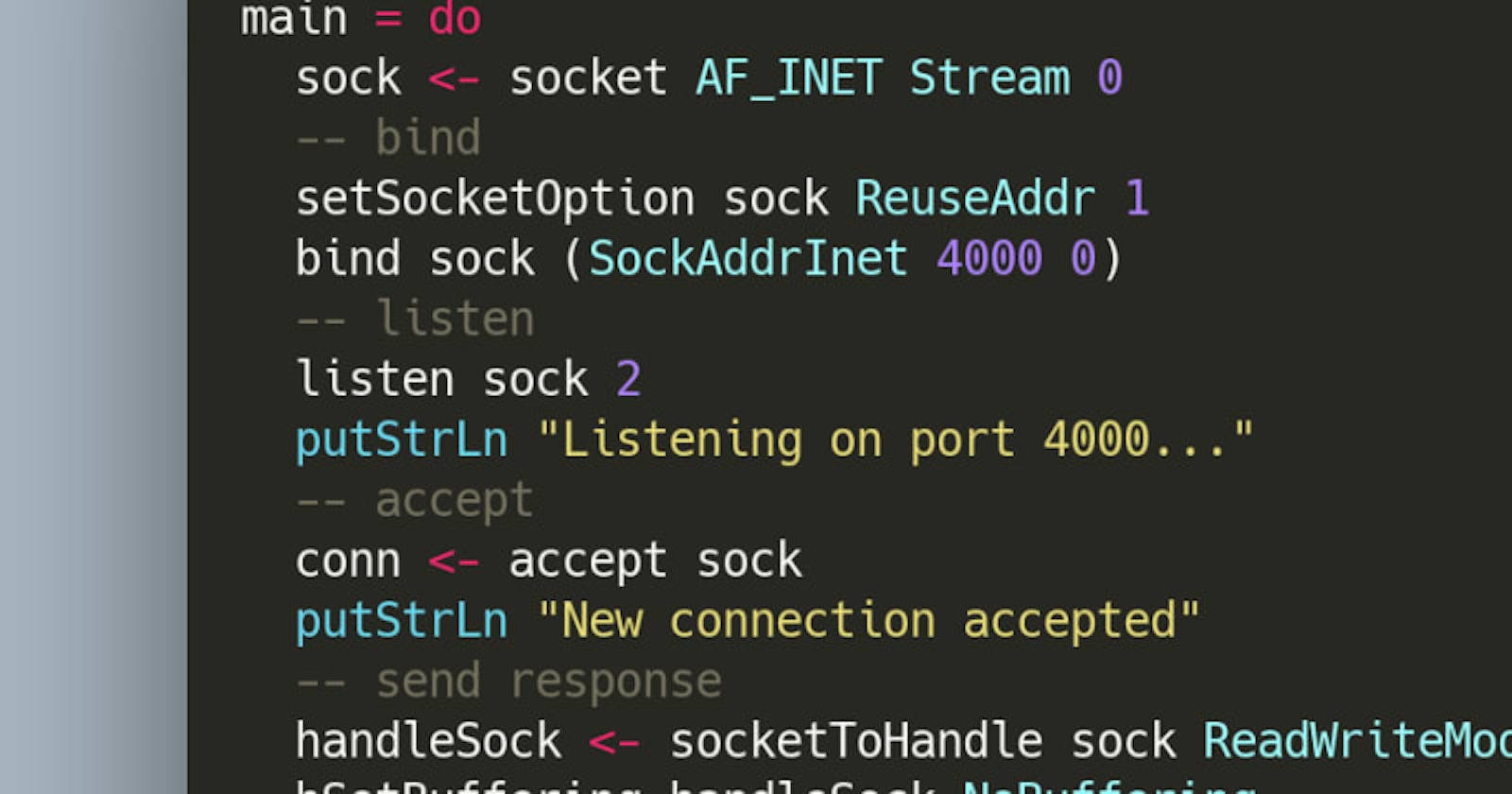 A CRUD journey in Haskell, part II, Socket programming