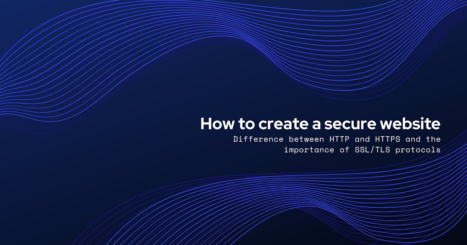 How to create a secure website