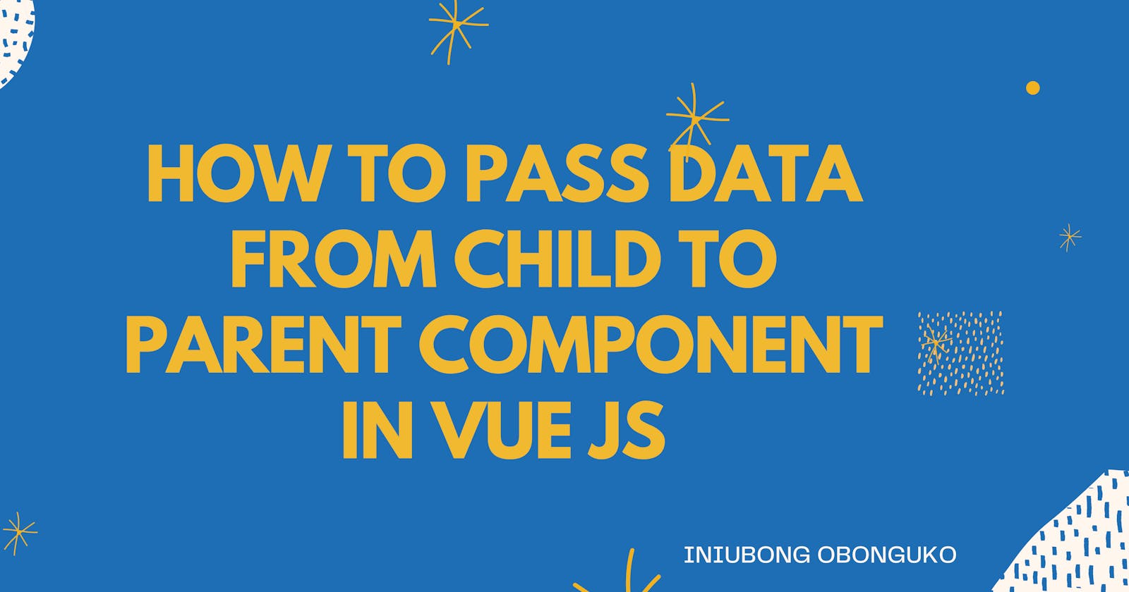 How to Pass Data from Child to Parent Component in Vue js