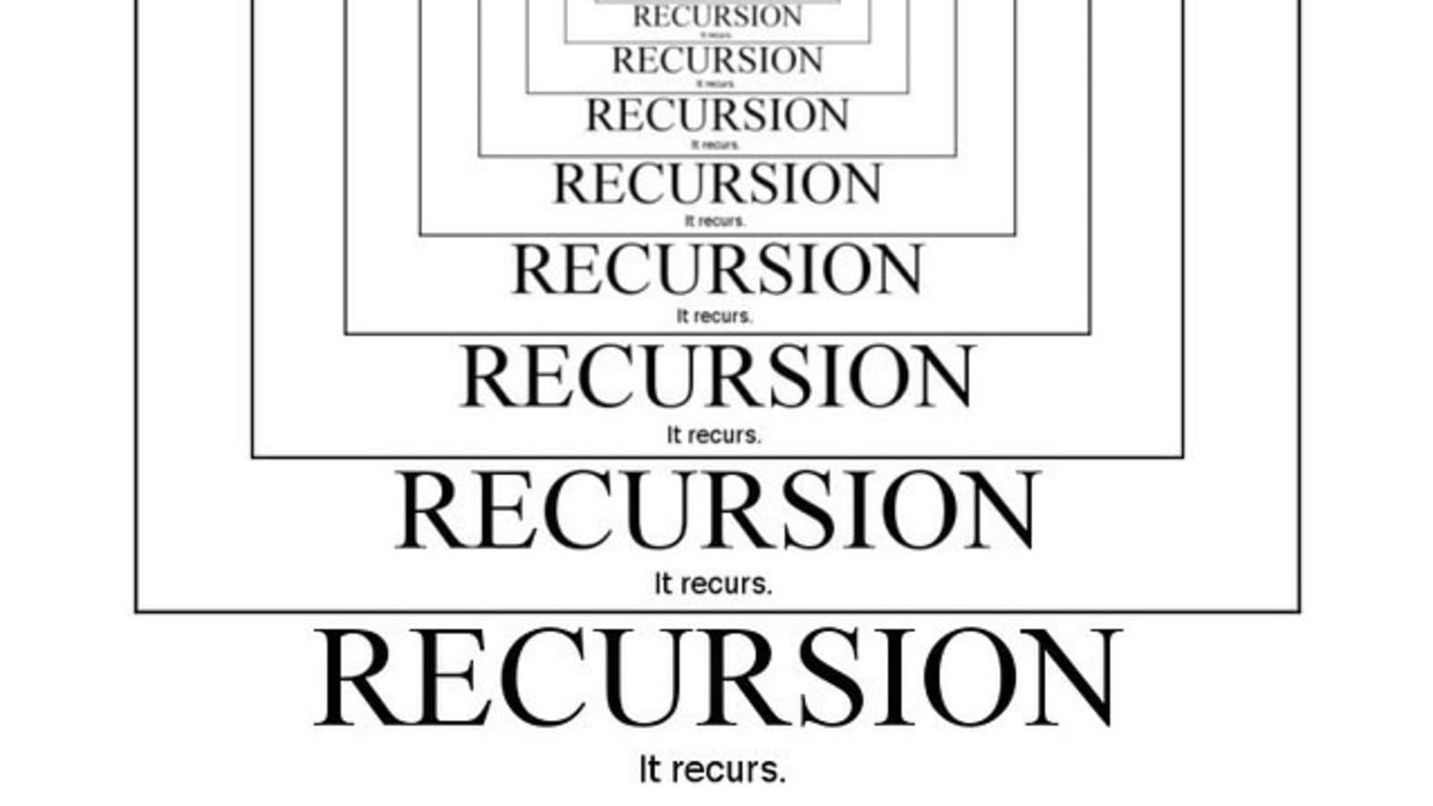 Recursive function