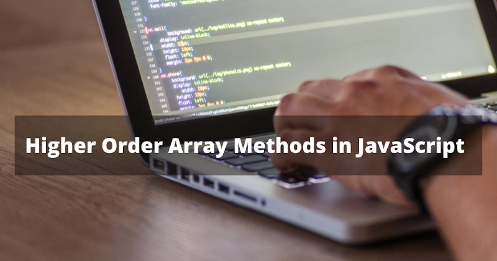 Higher order array methods in JavaScript