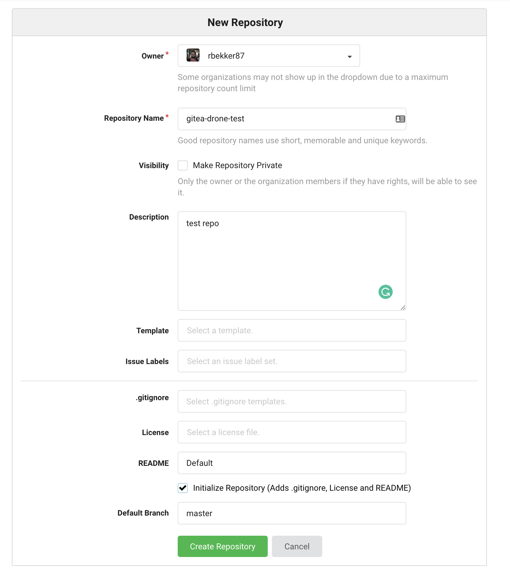 CI Pipeline with Drone and Kubernetes Runner using Gitea