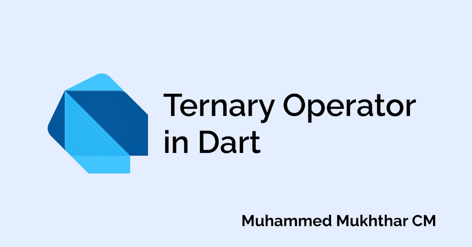Ternary operator in Dart