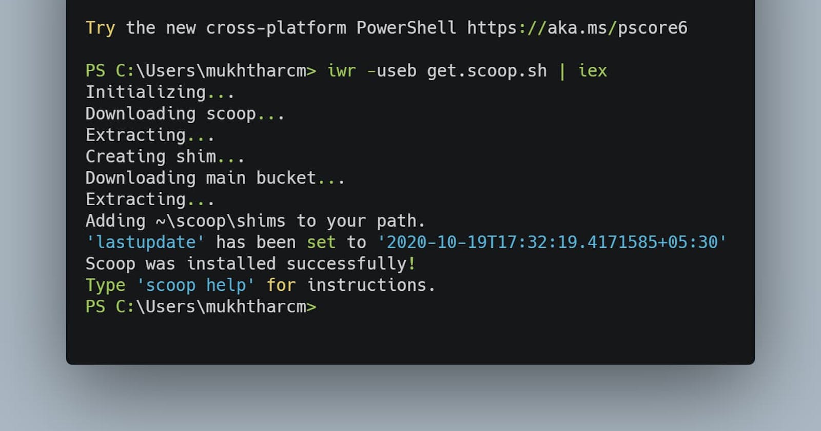 Scoop: Give your Windows Machine Super(Unix)Powers!