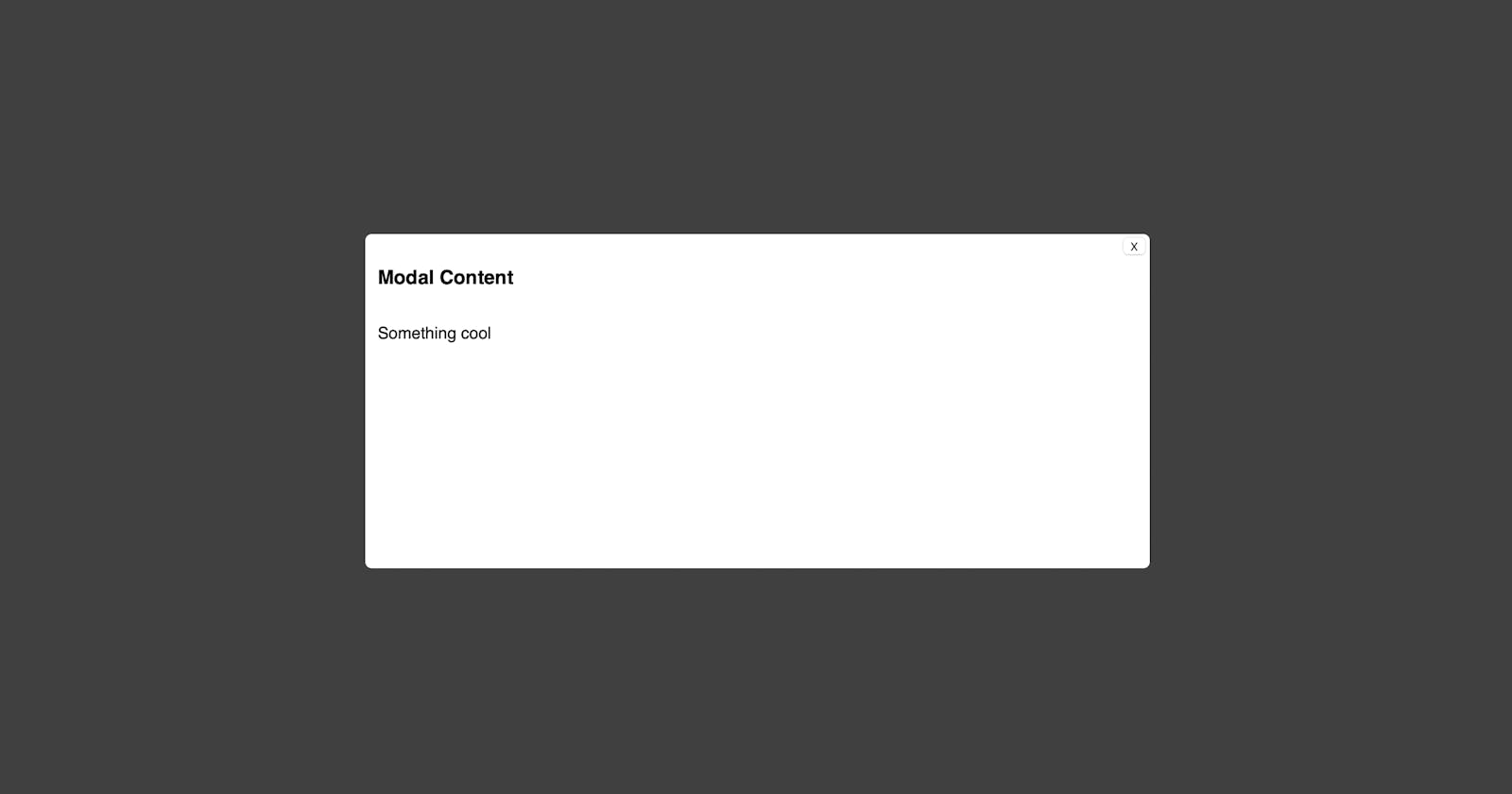 How To Build A Reusable Modal Component Using React