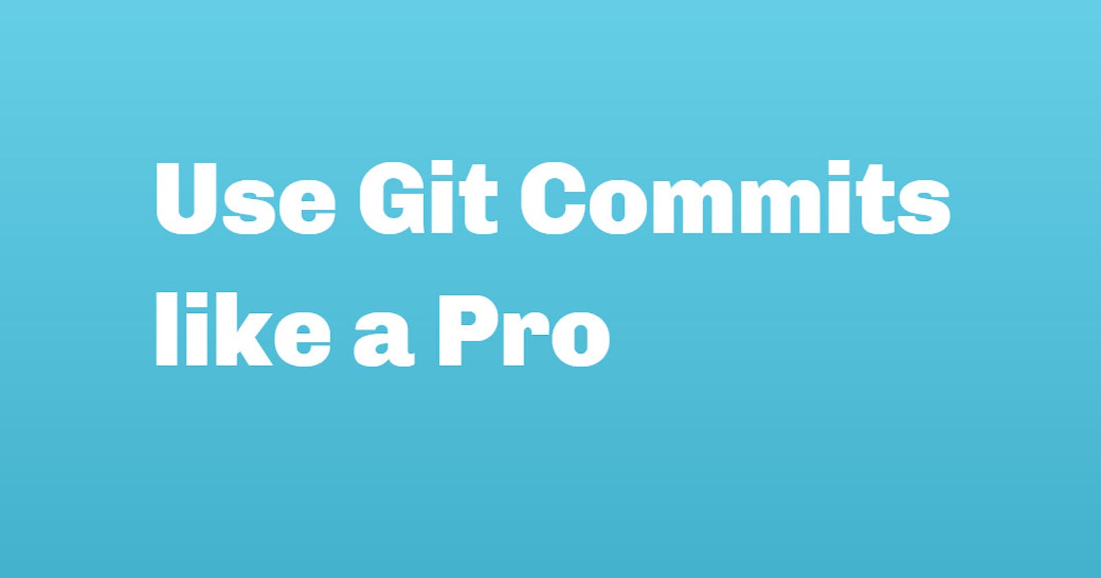Semantic Git Commit messages which everyone should follow! 📝