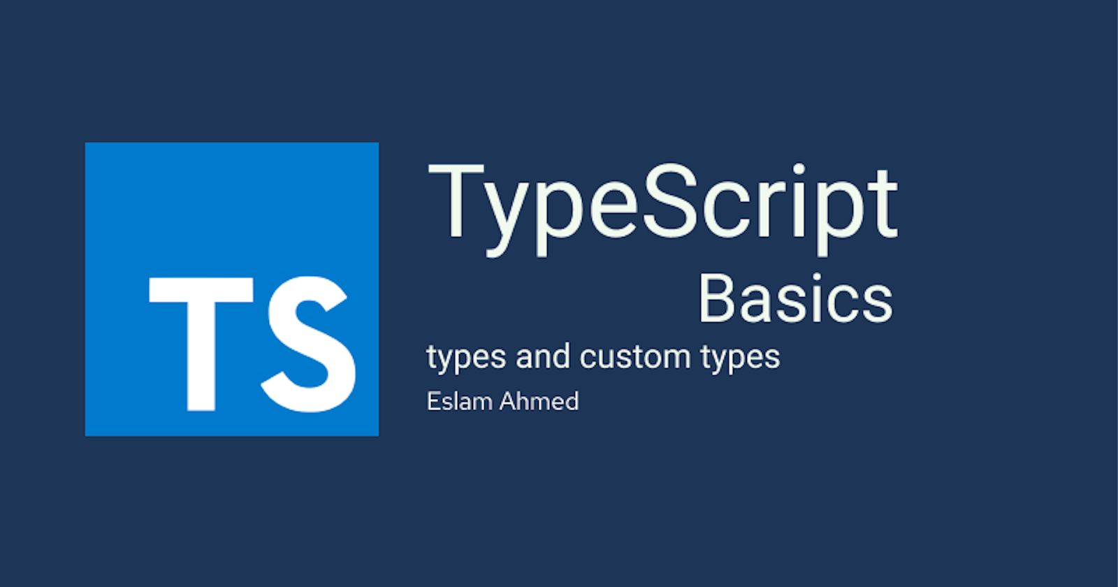TypeScript Basics: Types