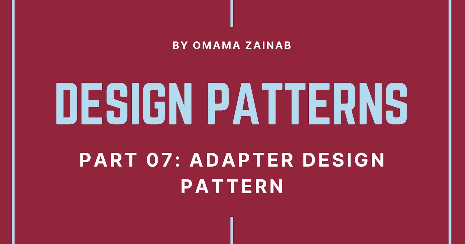 Part 07: Adapter Design Pattern
