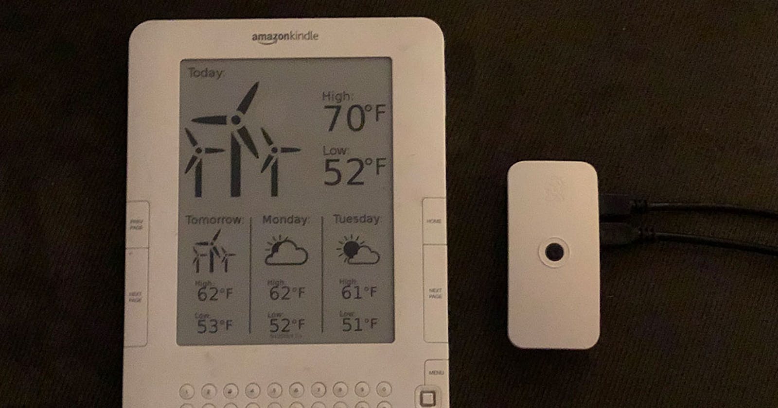 On the Shoulders of Giants: My Take on the Kindle Weather Station