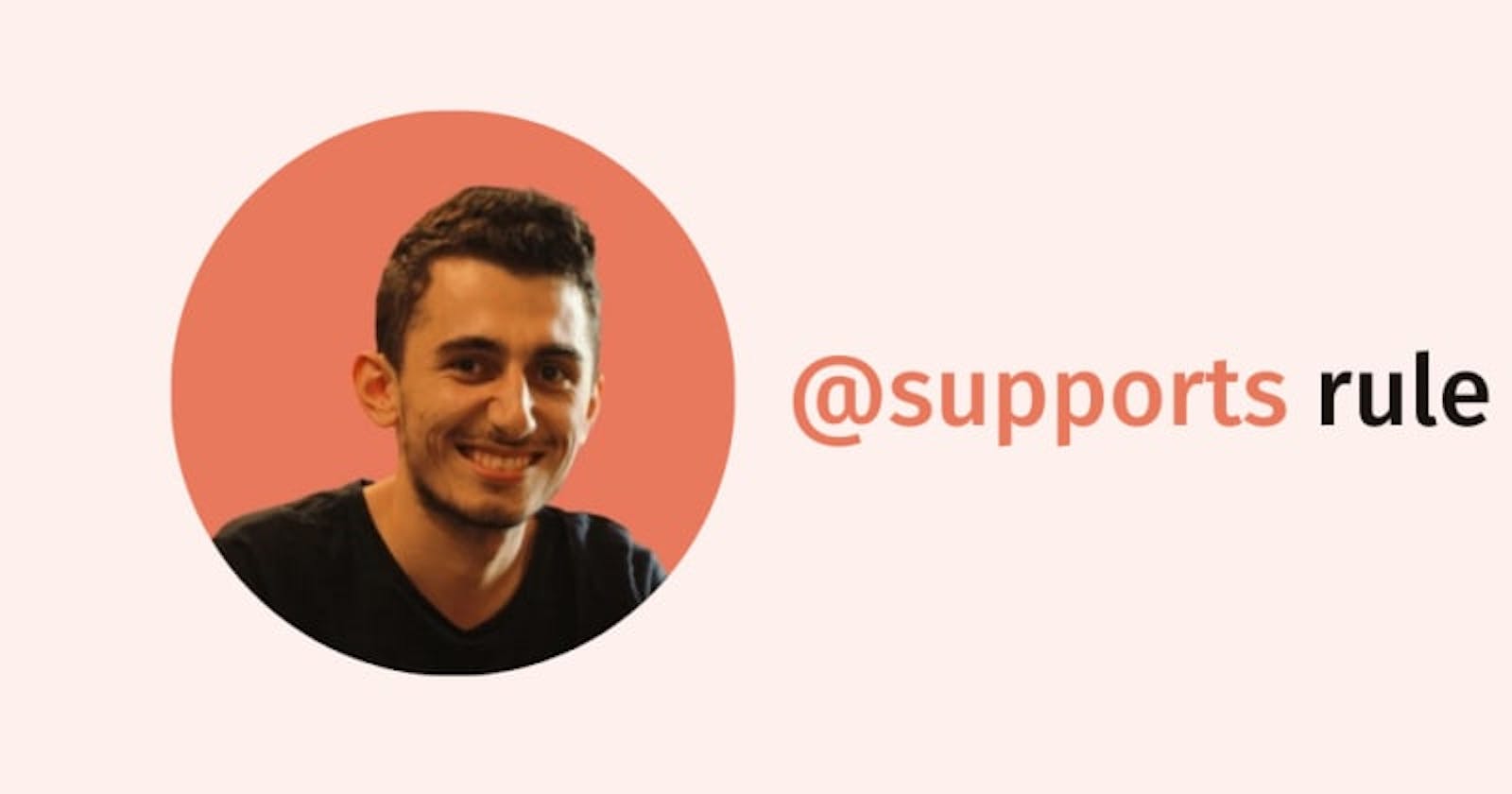 @supports rule on CSS