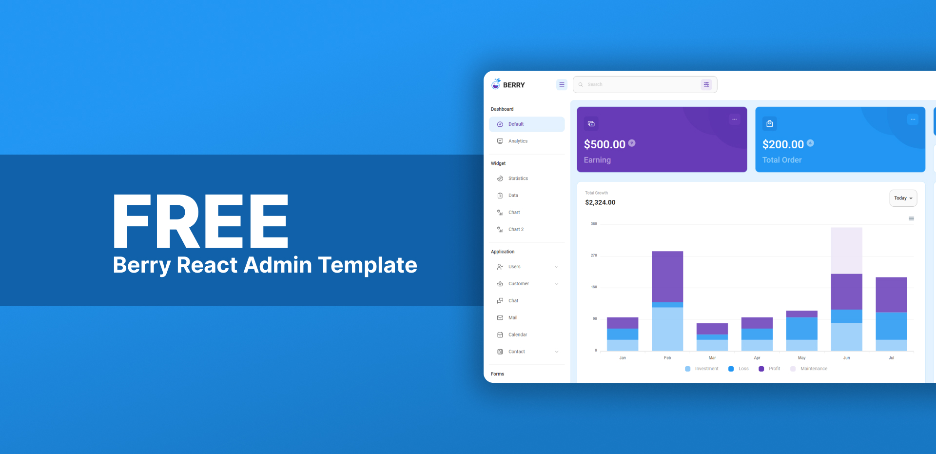 Berry Free React Admin Template