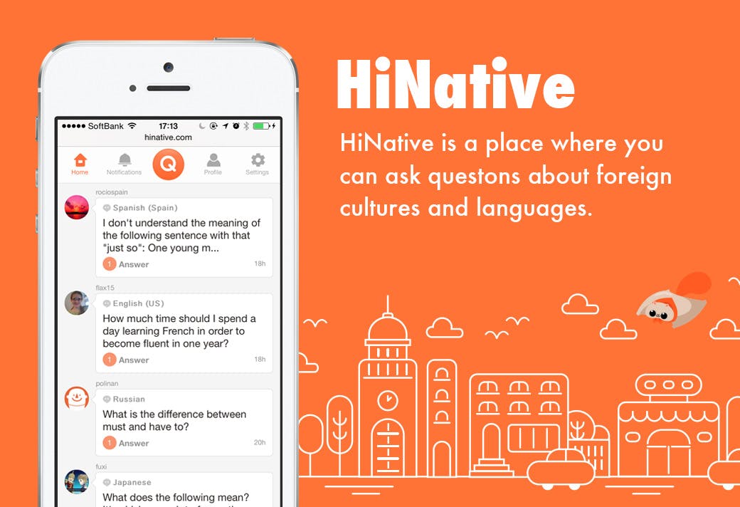 orange-homepage-of-hinative-app.jpg