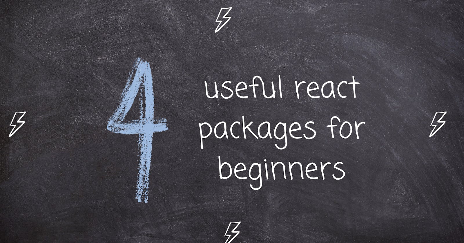 4 useful react npm packages for beginners