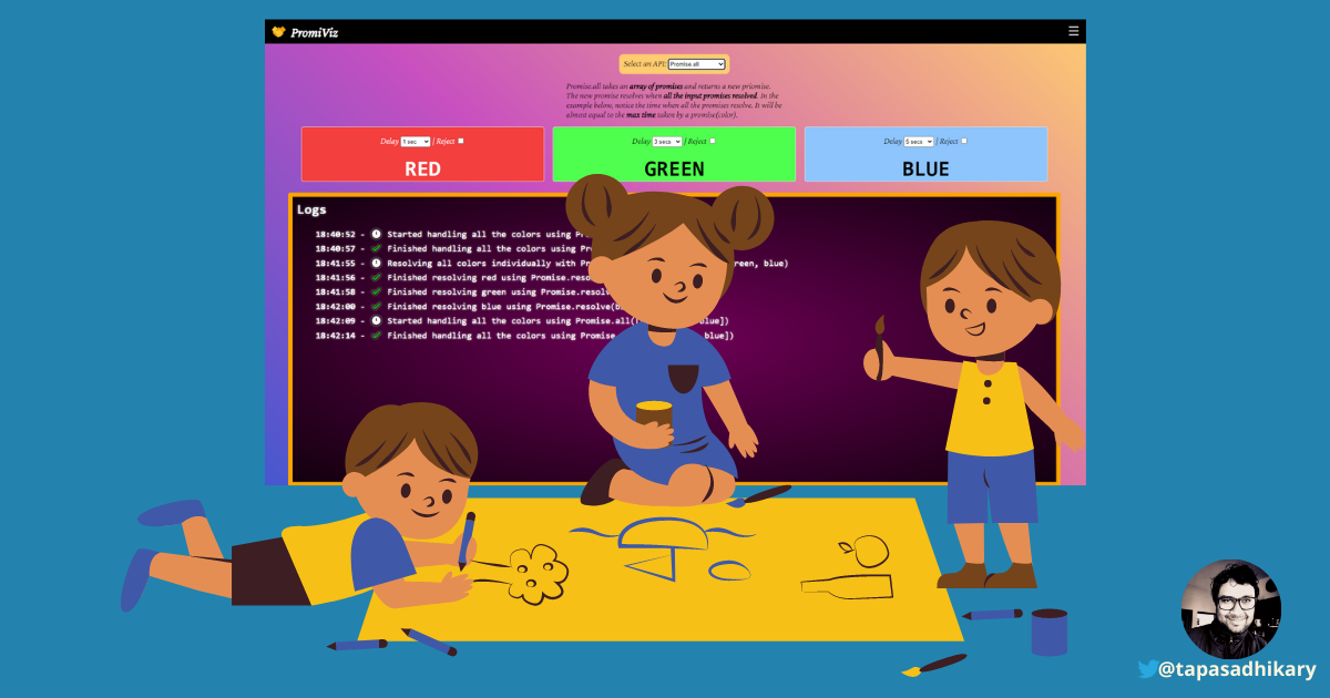 Introducing PromiViz - visualize and learn JavaScript promise APIs