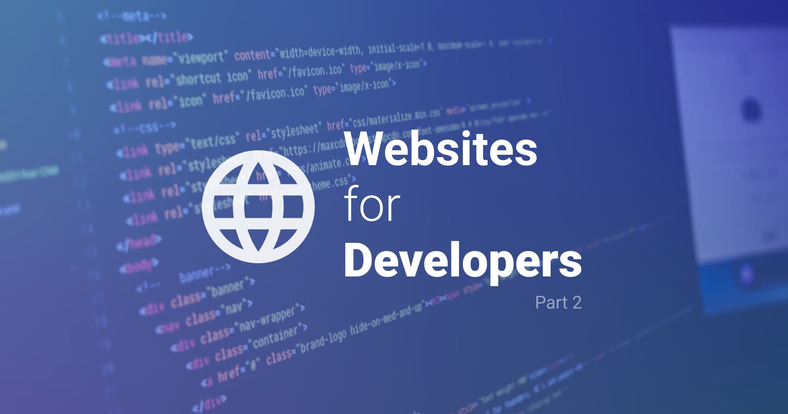 Some More Useful Website for Web Developers