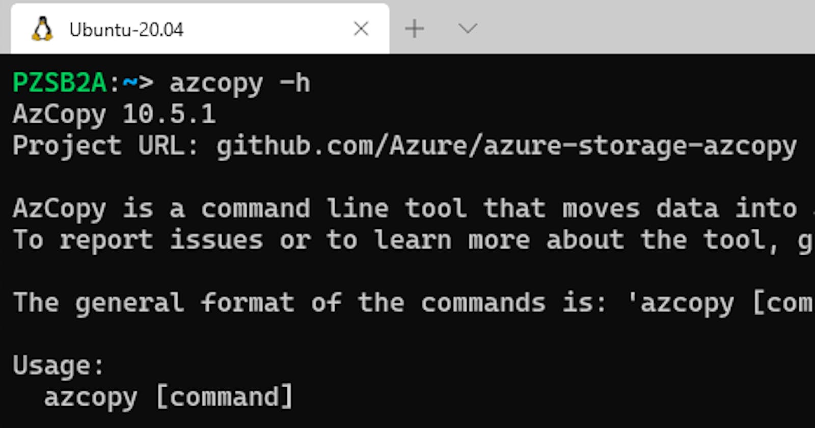 Installing AzCopy v10 on Linux