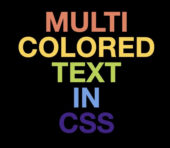 CSS Multi-coloured gradient effect