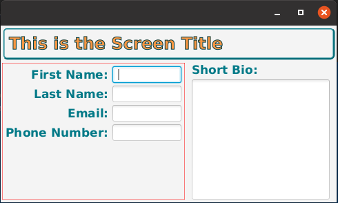 javafx scene with a plain text editor example