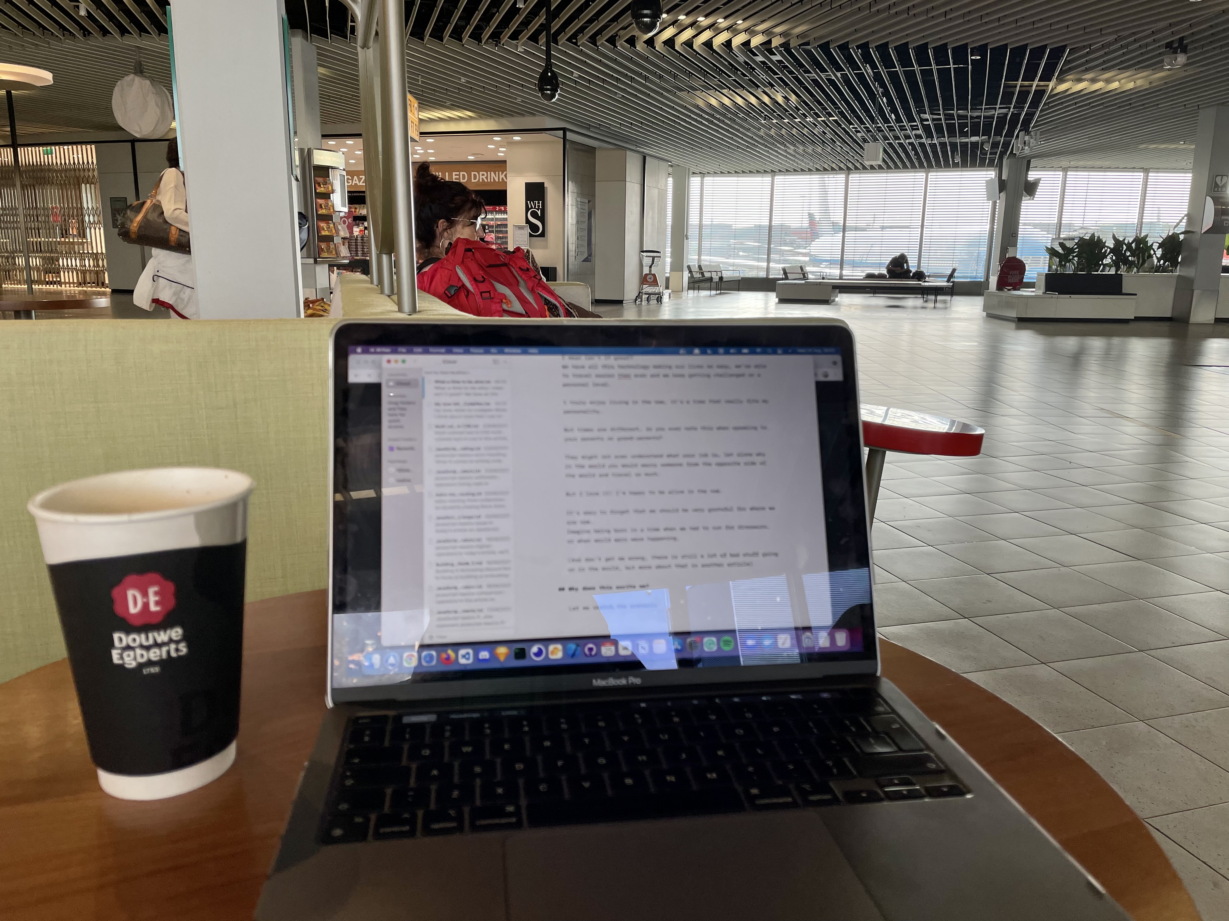 Working from the airport