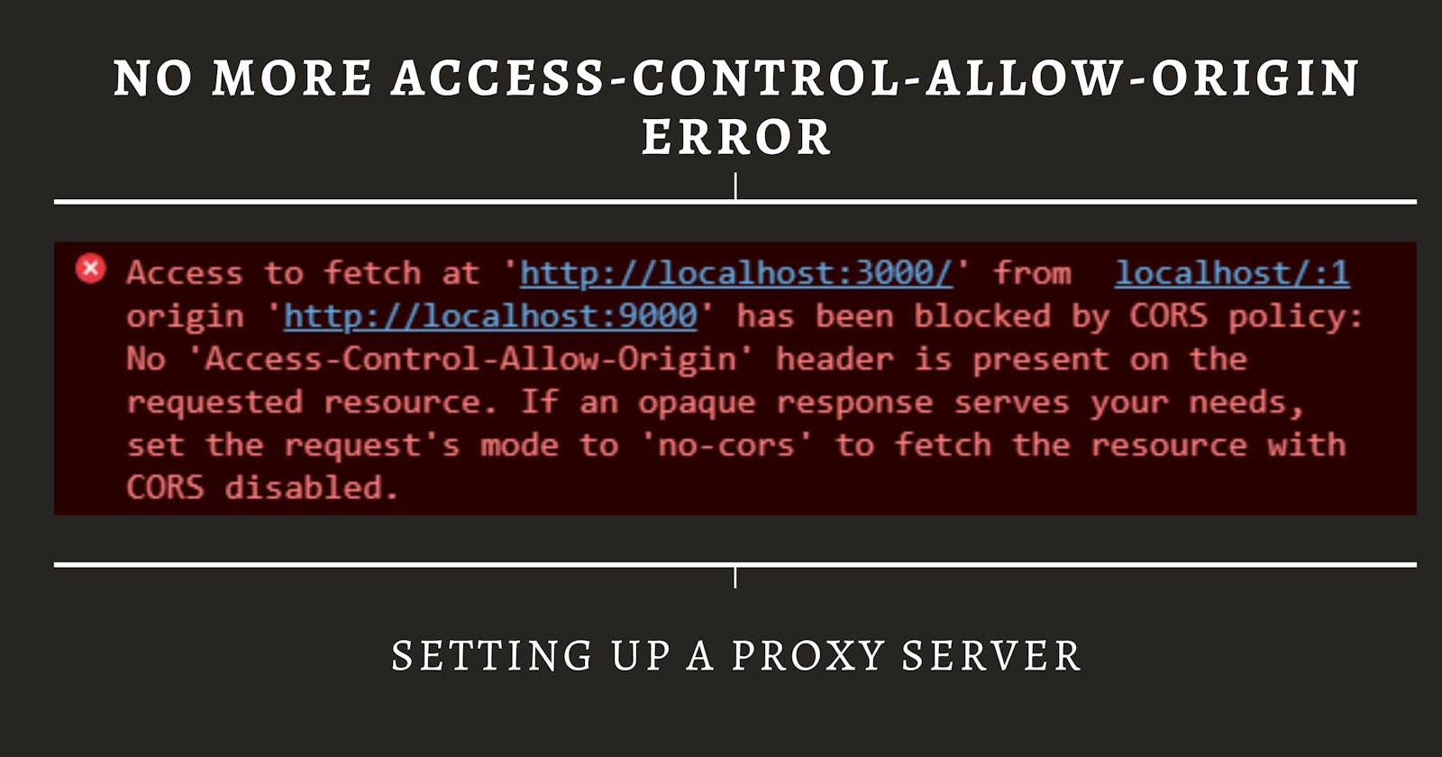 No more Access-Control-Allow-Origin error