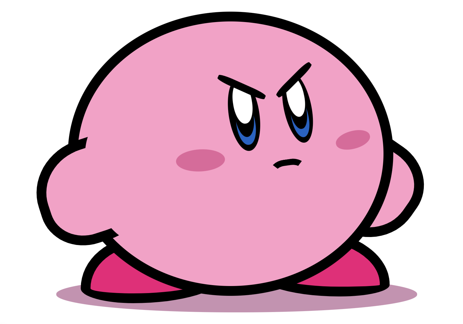 Creating Kirby with CSS art