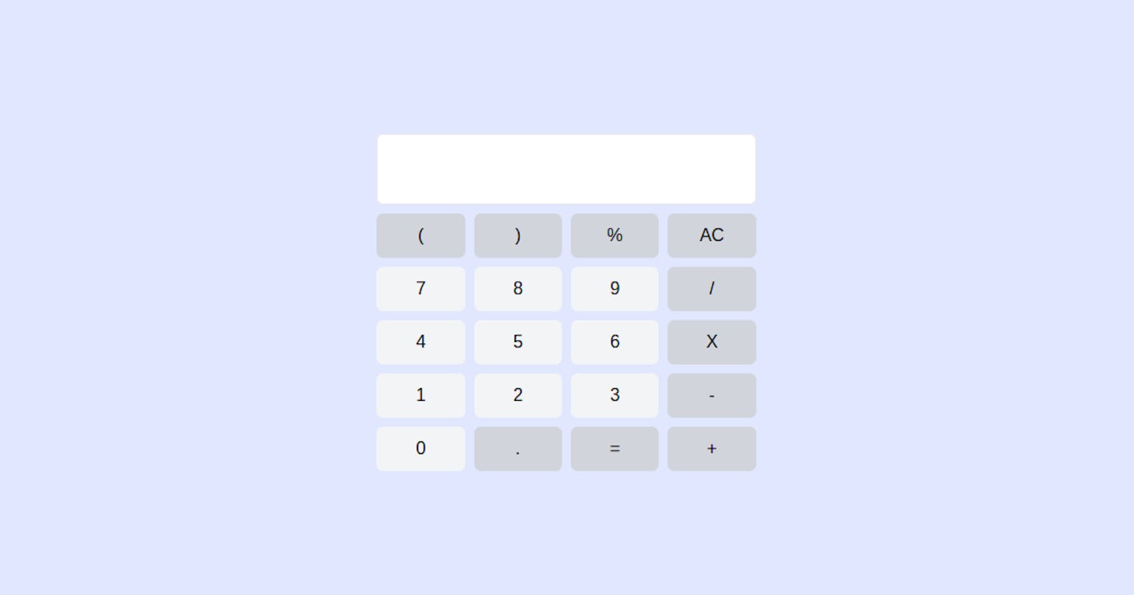 Build a calculator easily with tailwind