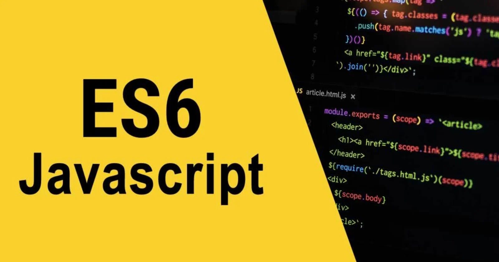 In order to create React.js applications we should know JavaScript (ES6)