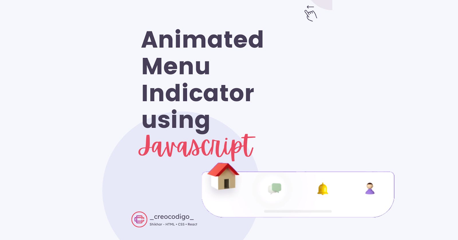 Animated Menu Indicator using JavaScript