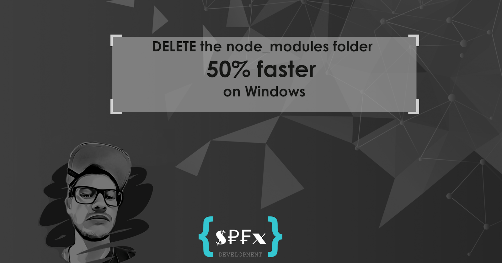 Delete the node_modules folder 50% faster on Windows