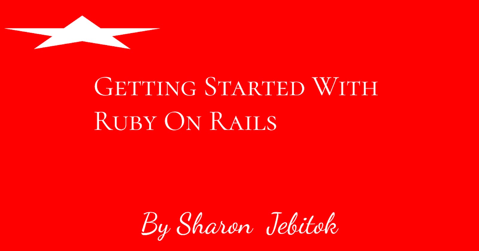 Getting started with Ruby on Rails