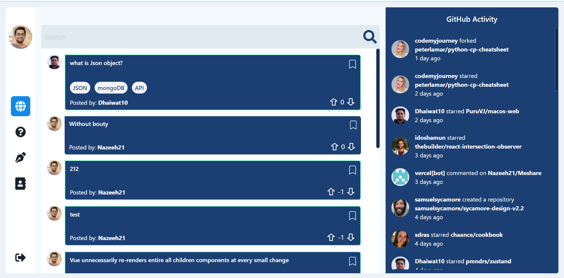 MeShare: An alternative to stack-overflow to ask queries by mounting bounties on it