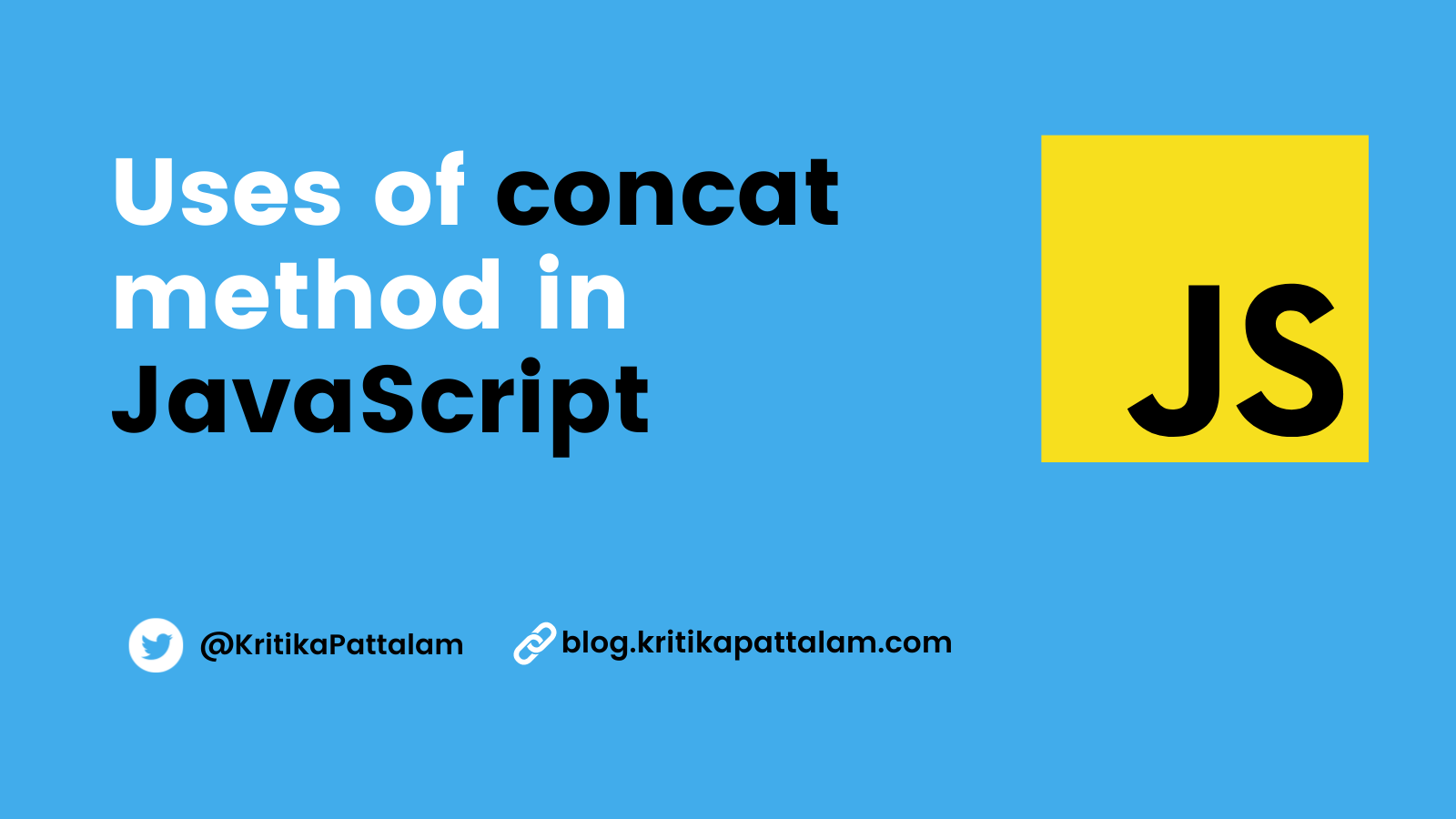 Two Uses Of Concat Method When Working With Arrays In JavaScript