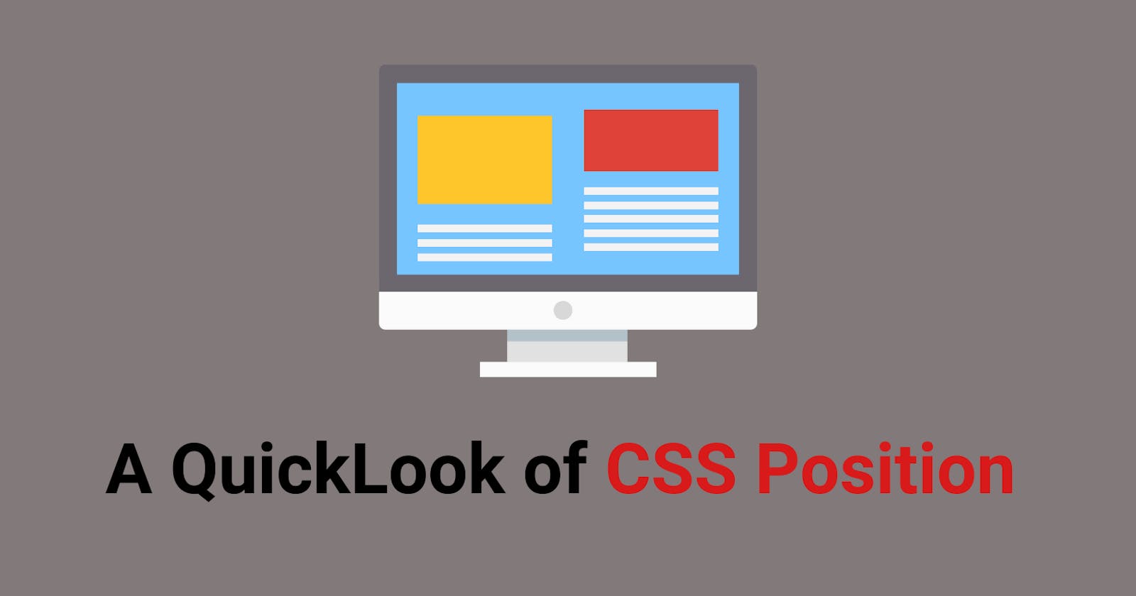 CSS Positioning - Position Absolute and Relative